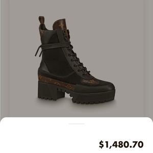 Louie Vuitton Laureate platform desert boot